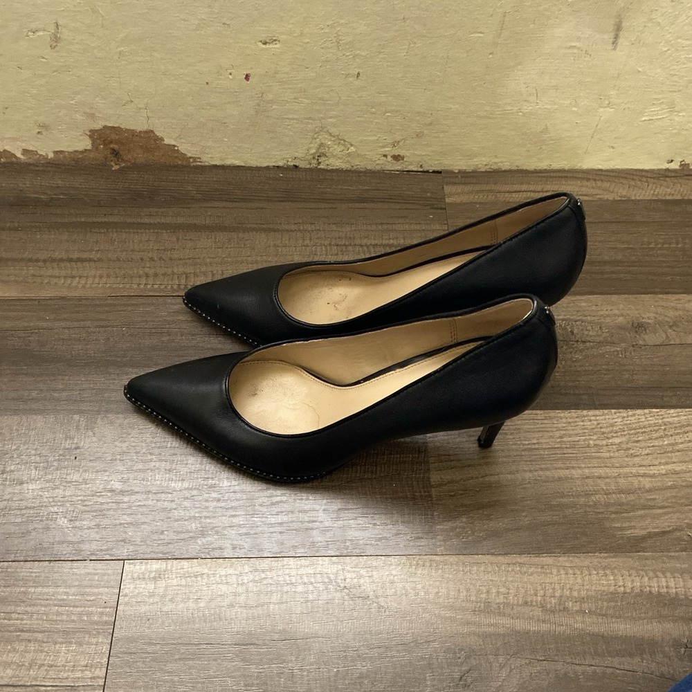Coach Women's Jackie Leather Pump 8  Black G5264 - Picture 4 of 11